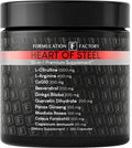 Formulation Factory Heart of Steel - L-Citrulline 1000mg with L-Arginine, CoQ10, Resveratrol, Ginkgo Biloba, Quercetin, Ginseng & Rhodiola