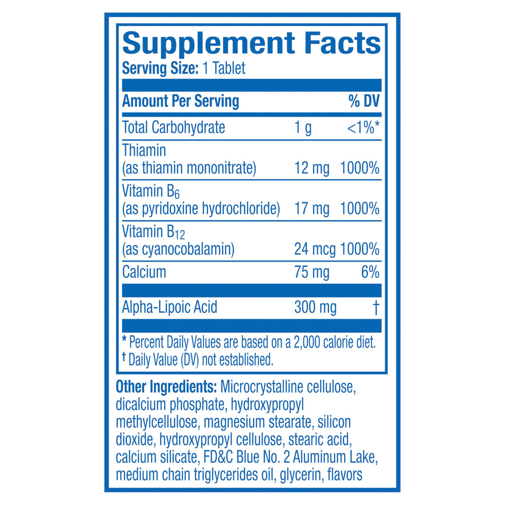 Nervive Nerve Health, Alpha Lipoic Acid, Fortify Nerve Health, Healthy Nerve Function, Healthy Blood Circulation, Supplement, Tablet, 60 Tablets NerviveBuy Supplements Australia