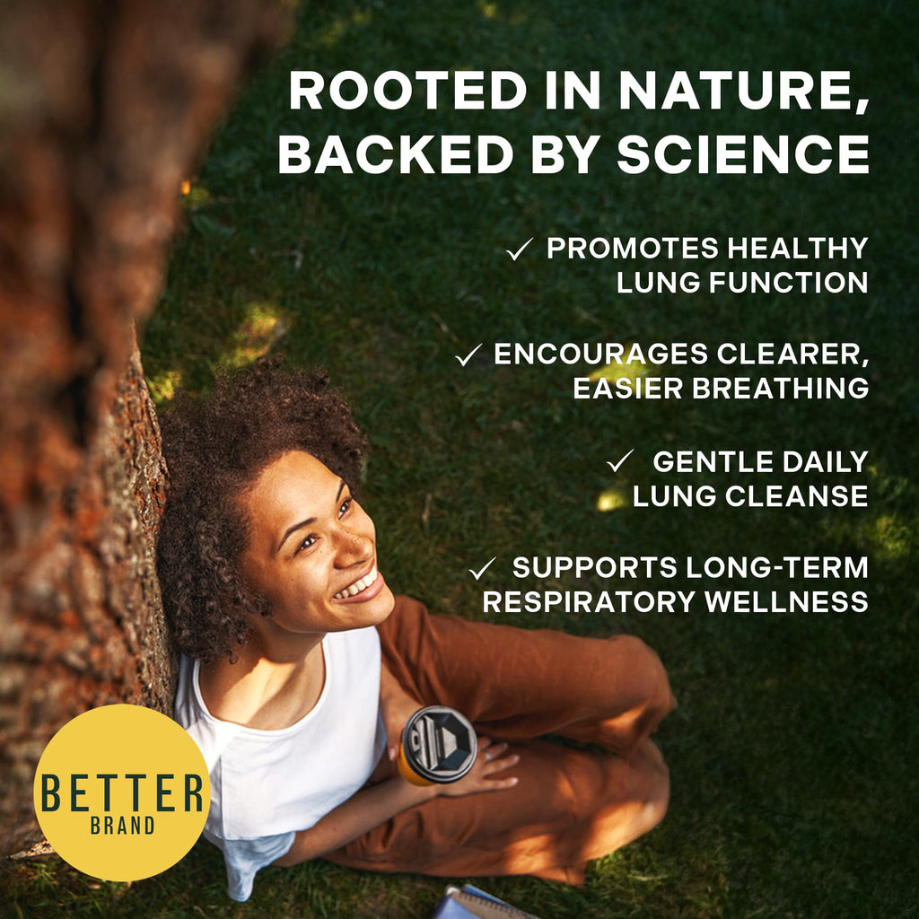 Betterbrand Mullein Drops for Lung Detox - Mullein Leaf Tincture with Chlorophyll - Helps Support Respiratory Health