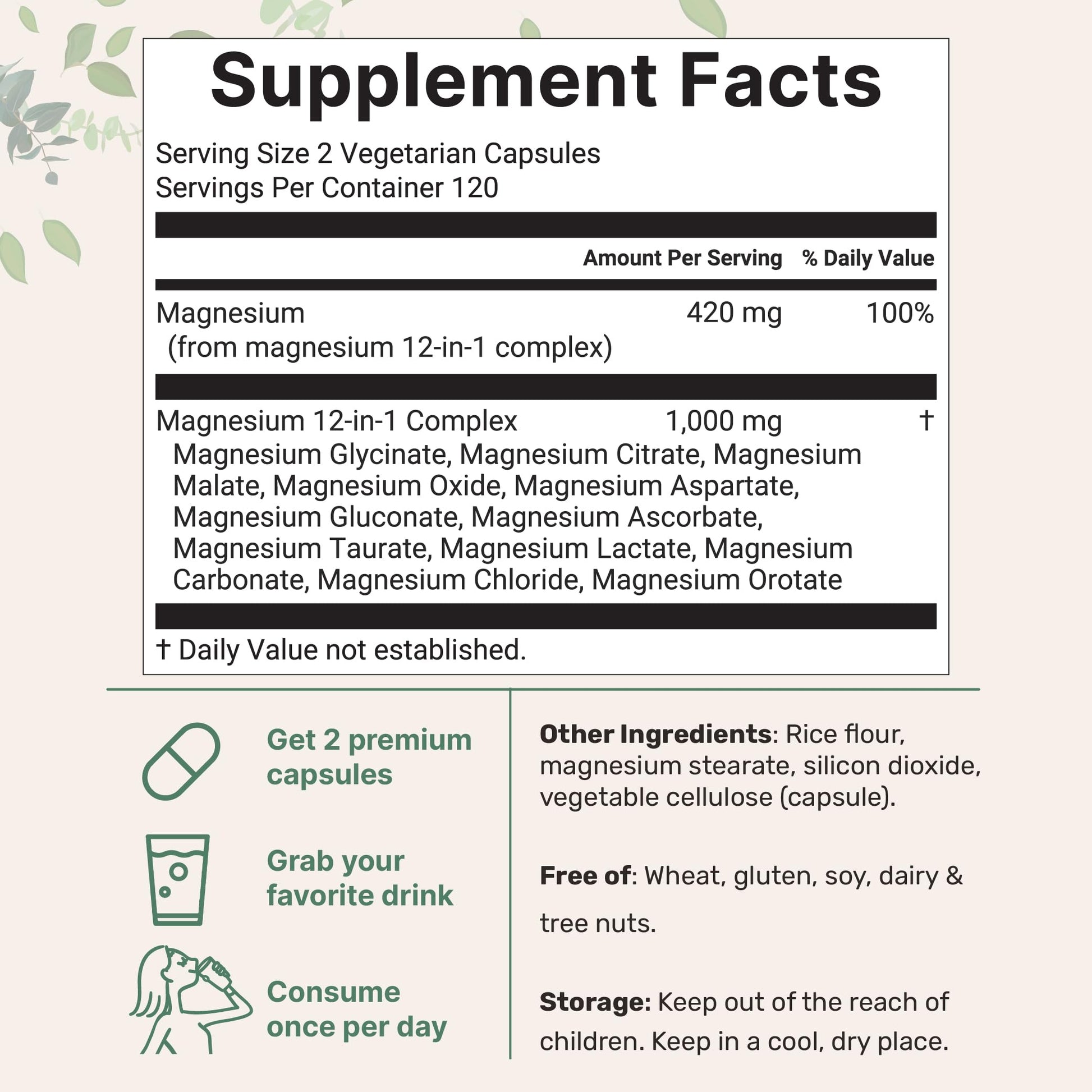 Micro Ingredients 12‑in‑1 Magnesium Complex 1000 mg, 240 Capsules – Magnesium Glycinate, Citrate, Taurate, Malate & More – High Absorption Formula for Men & Women – Chelated & Purified Micro Ingredients buy supplements Au