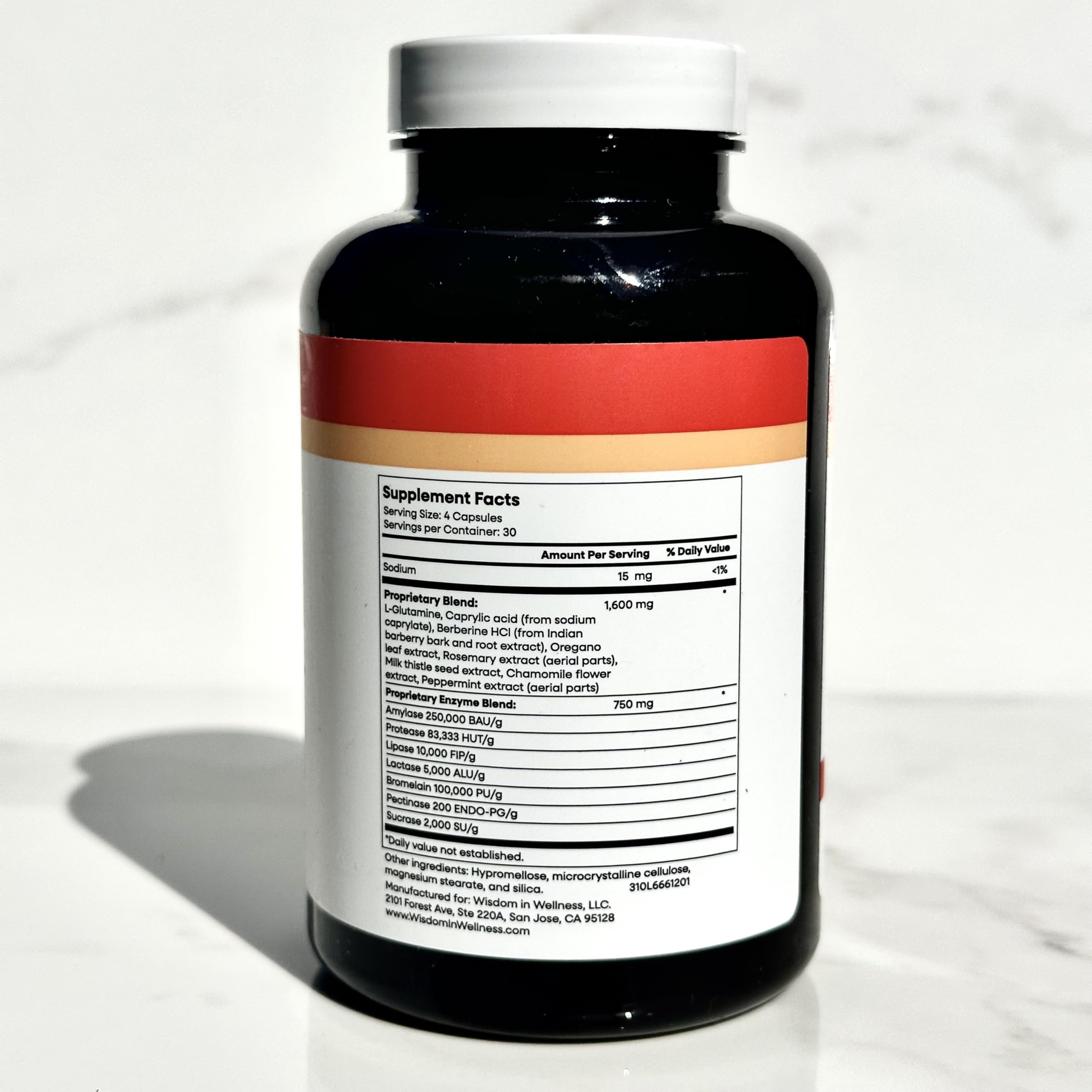 Wisdom In Wellness Gut Optimyze - 120 Digestive Health Capsules - Vitamins & Probiotics for Gut Health - Complete for Men & Women - Digestive Gut Health Pills - Healthy Gut Probiotics Wisdom In Wellness buy supplements Au