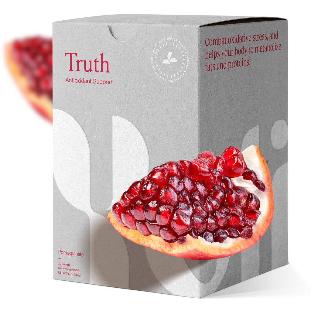 Yoli® Truth Antioxidant and Immune Support Supplement with Vitamin C, Botanicals, Superfruits, and Minerals - Pomegranate, 30 Packets YoliBuy Supplements Australia