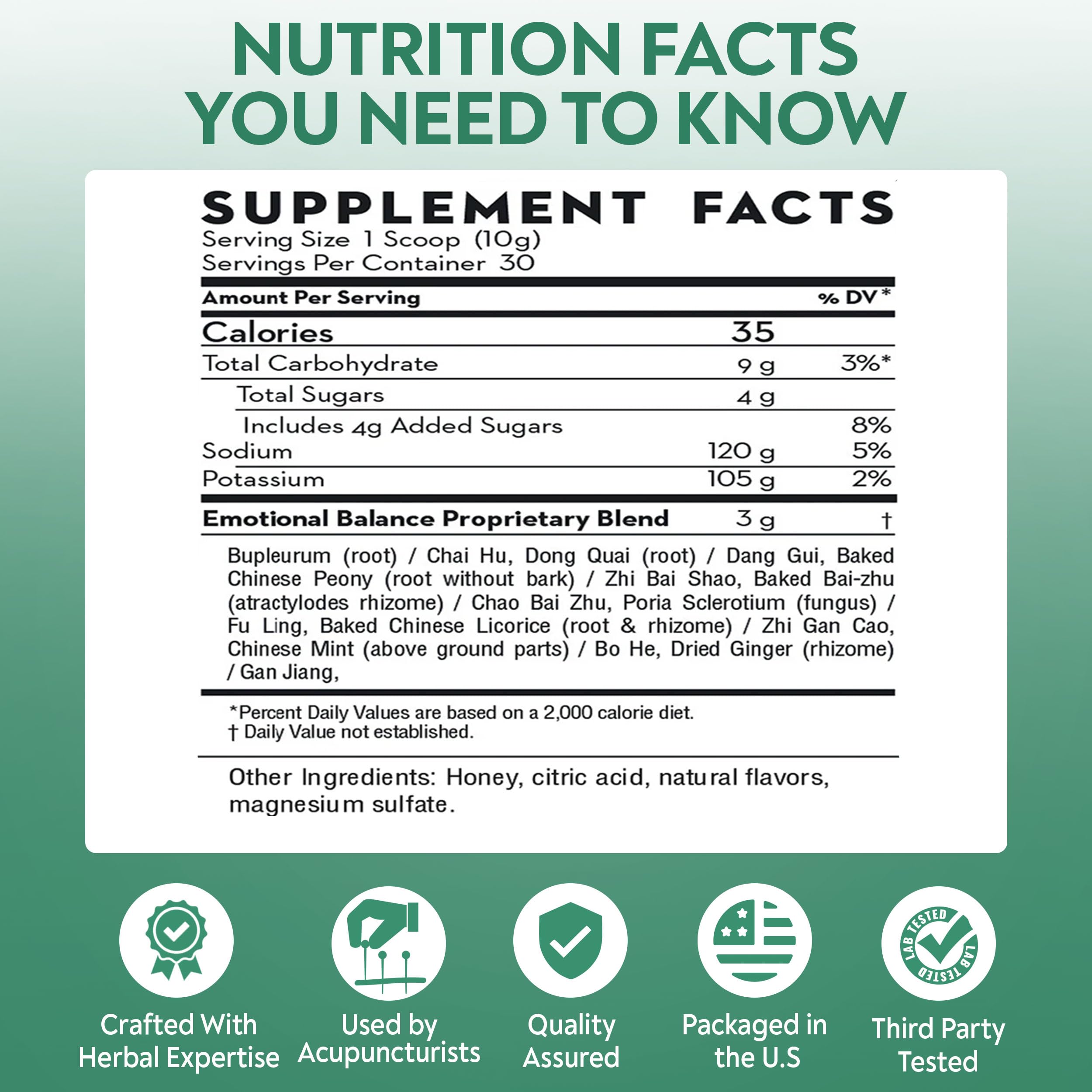 D'AO Labs Emotional Balance - Emotional Balance Powder - Calm & Stress Relief - Effervescent Powder with Apple-Cucumber Flavor - Xiao Yao San Traditional Chinese Herbal - 30 Individual Servings DAO LabsBuy Supplements Australia