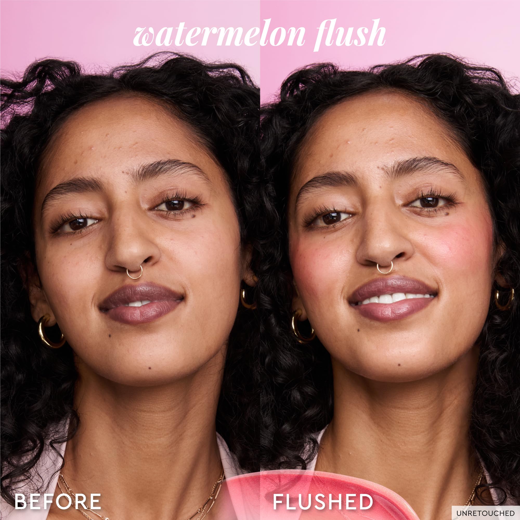 Glow Recipe Niacinamide Dewy Flush Tinted Liquid Blush Serum - Glowy Blush for Cheeks to Smooth, Hydrate & Brighten - Liquid Korean Makeup with Buildable Soft Pink Tint - Watermelon Flush (0.4 oz) Glow RecipeBuy Supplements Australia