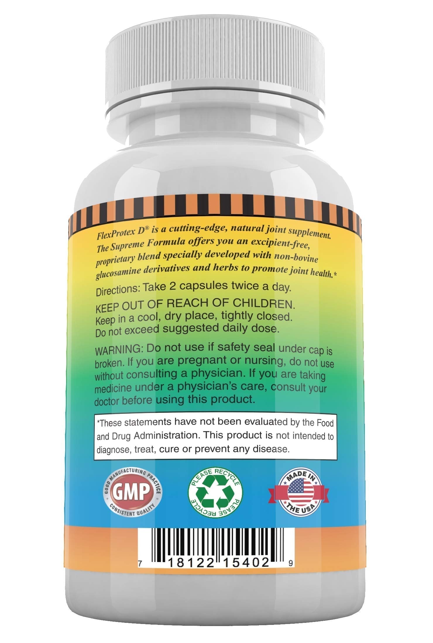 Daily Health, FlexProtex D Joint Muscle Support Supplement 3 Bottles Plus 1 Bottle Daily Marine Coral Calcium 90 Capsules Daily HealthBuy Supplements Australia