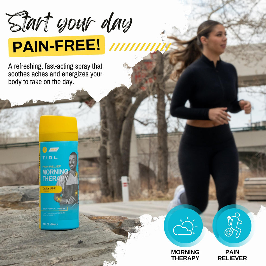 TIDL Pain Relief Spray, 3 Oz, Refreshing Morning Therapy for Muscle, Joint & Neck Pain Relief, Energizing, Plant-Based Menthol & Camphor Pain Reliever, Quick Drying Formula TIDLBuy Supplements Australia