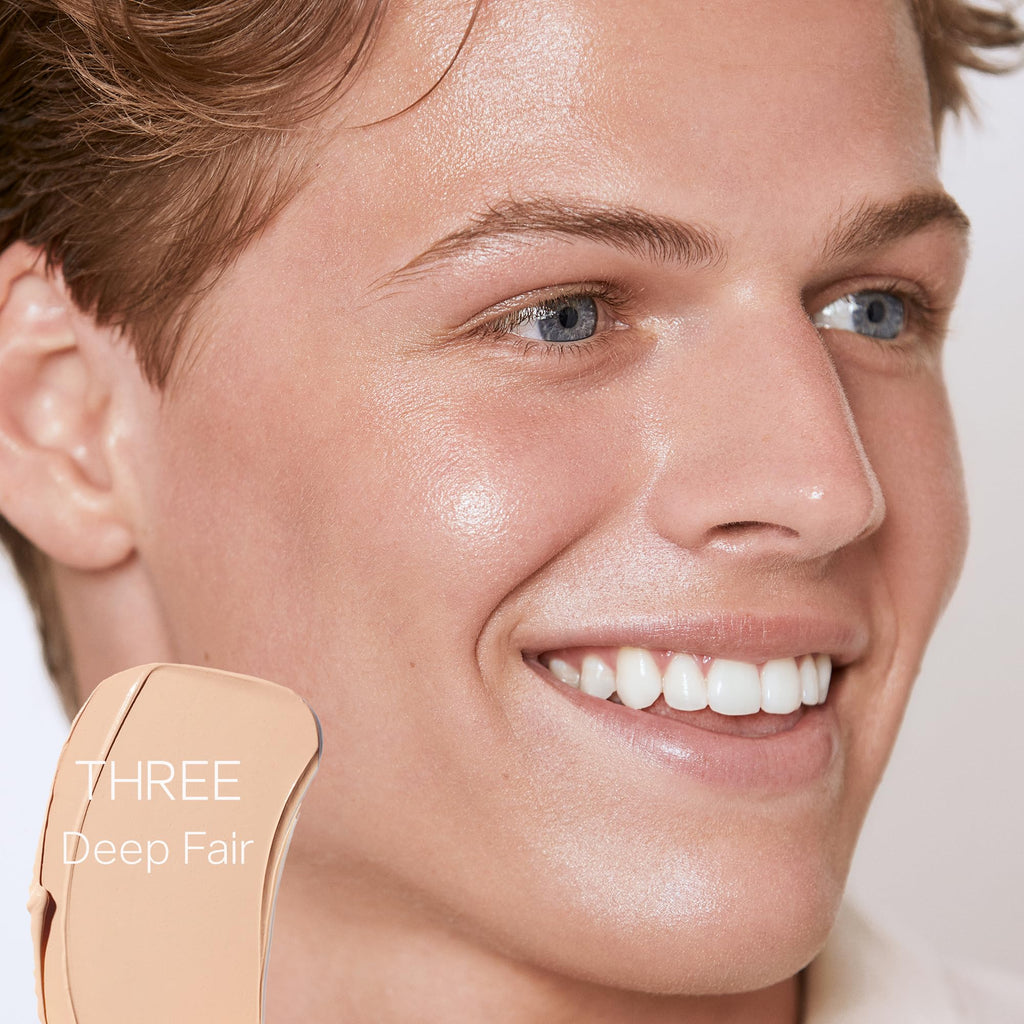 Saie Slip Tint Tinted Moisturizer with SPF 35 - Light Coverage, Glowy Skin Tint & Mineral Sunscreen for Face with Hydrating Hyaluronic Acid - Summer Makeup Essential - Shade Three (1.35 oz) SaieBuy Supplements Australia