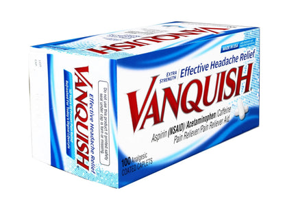 Vanquish Extra Strength Pain Reliever Caplets-100 ct. (Pack of 3) VanquishBuy Supplements Australia