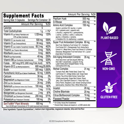 Immuno 150, Immune Support Supplement, Packed with 70 Plant Minerals, 13 Essential Vitamins and 68 Additional Nutrients-150 Vegetable Capsules- Immune Boost for All Age Groups Immuno 150 buy supplements Au