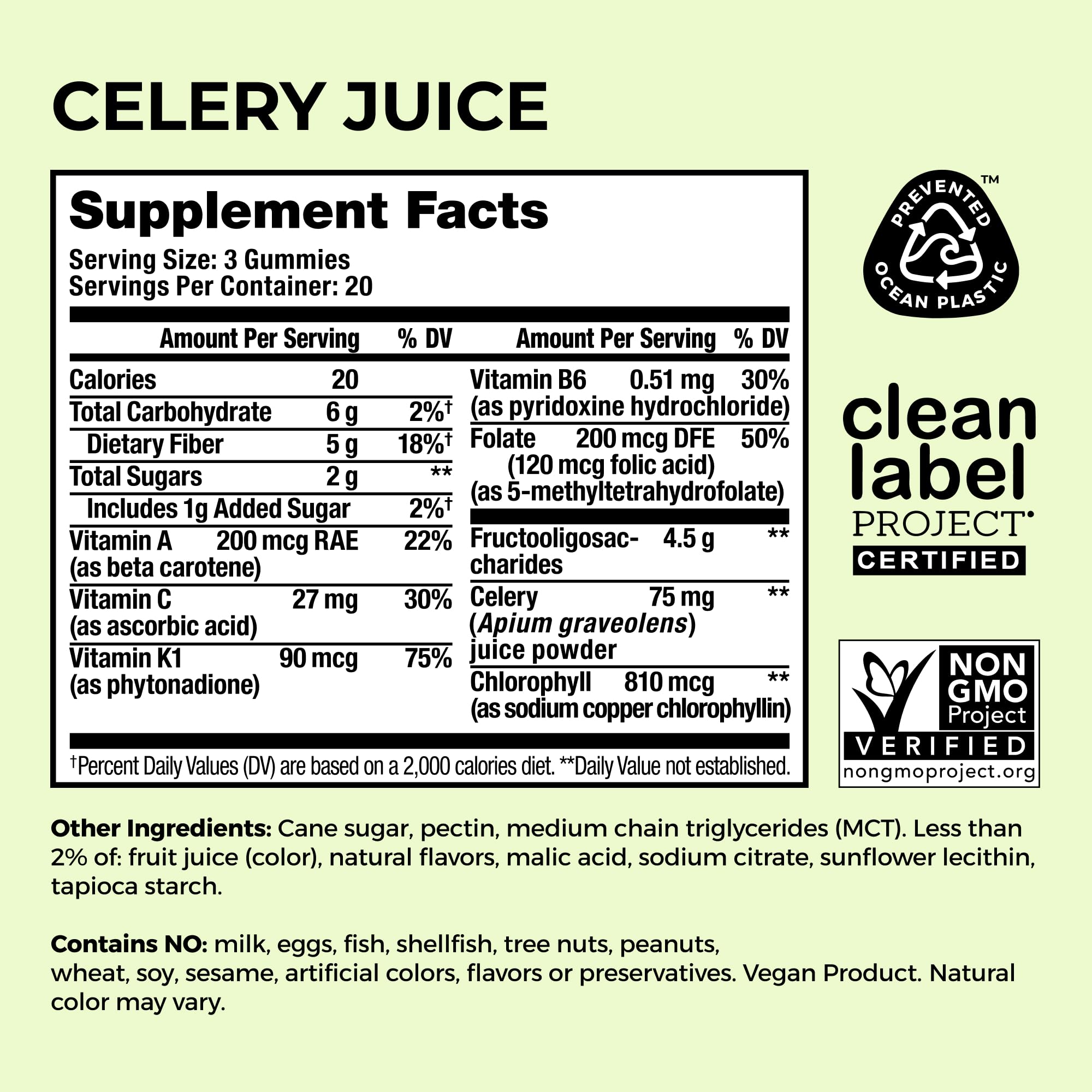 HUM Celery Juice Fiber Gummies for Adults, First Prebiotic Celery Juice Gummy, Gluten Free Fiber Supplement Supports Detoxification, Gut Health, Greens Gummies, Chlorophyll & Prebiotic Fiber, 60 Count HUMBuy Supplements Australia