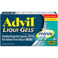 Advil Liqui-Gels Minis Pain Reliever and Fever Reducer, Pain Medicine for Adults with Ibuprofen 200mg for Pain Relief - 80 Liquid Filled Capsules AdvilBuy Supplements Australia