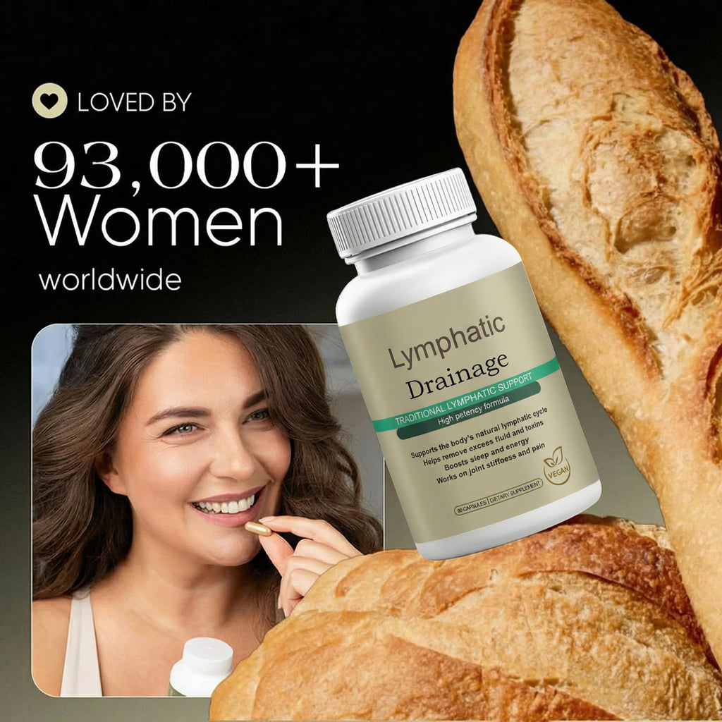 Megacephalus Lymphatic Drainage Capsules - New Maximum Potency Formula with Dandelion Extract, Cleavers Extract, Natural Ingredients, Vegan & Non-GMO, 60 Capsules (1) MegacephalusBuy Supplements Australia