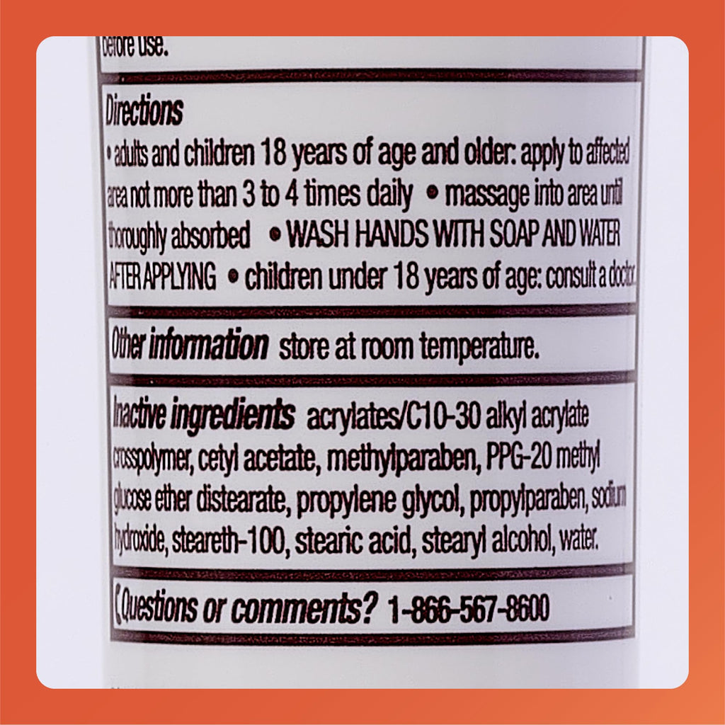 Rugby Capsaicin 0.025% Cream for Penetrating Pain Relief - 2.1 Oz (60g) (6 Pack) RUGBY LABORATORIESBuy Supplements Australia