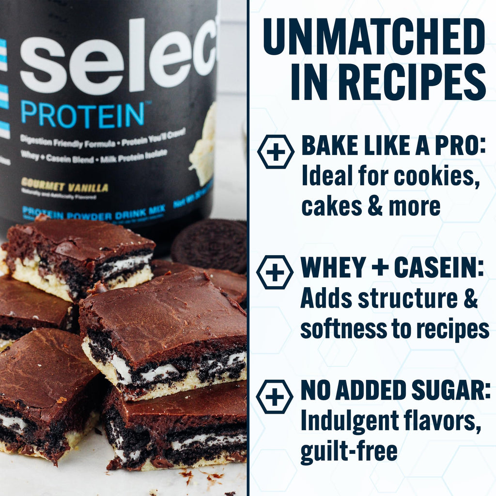 PEScience Select Protein Powder, Whey and Casein Blend, Lean Protein Powder for Women and Men, Low Calorie, Low Carb, Keto Friendly, Gluten Free, Gourmet Vanilla - 27 Servings