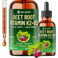11in1 Beet Root Liquid Supplement - for Support Immune, Energy - with Vitamin D3, Vitamin K2, Hawthorn Berry, Cayenne Pepper, Garlic, Hibiscus, Olive, Red Spinach, Green Tea - 1 FL Oz - 30 Servings WELBUDABuy Supplements Australia