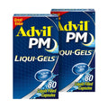 Advil PM Liqui-Gels Pain Reliever and Nighttime Sleep Aid, Pain Medicine with Ibuprofen for Pain Relief and Diphenhydramine HCL for a Sleep Aid - 2x80 Liquid Filled Capsules AdvilBuy Supplements Australia