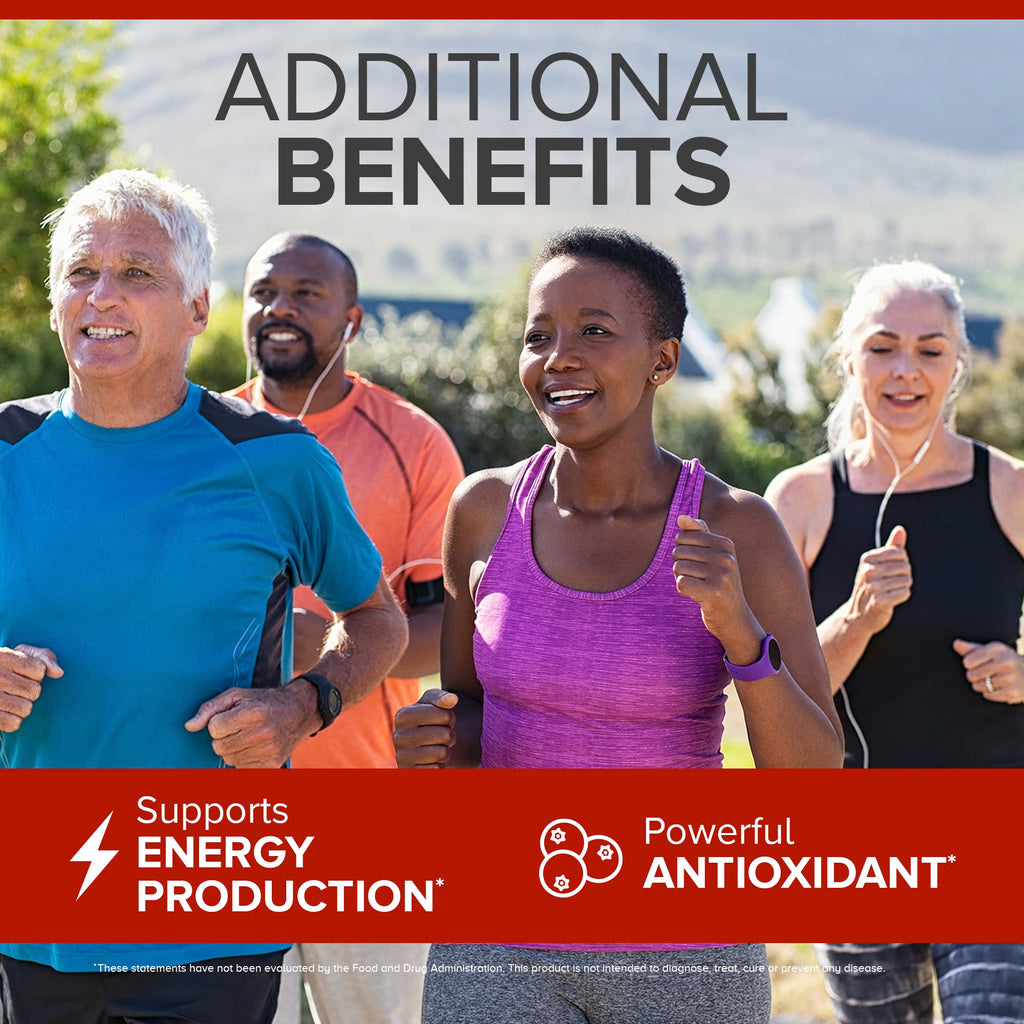 Qunol Ultra CoQ10 100mg, 3x Better Absorption, Patented Water and Fat Soluble Natural Supplement Form of Coenzyme Q10