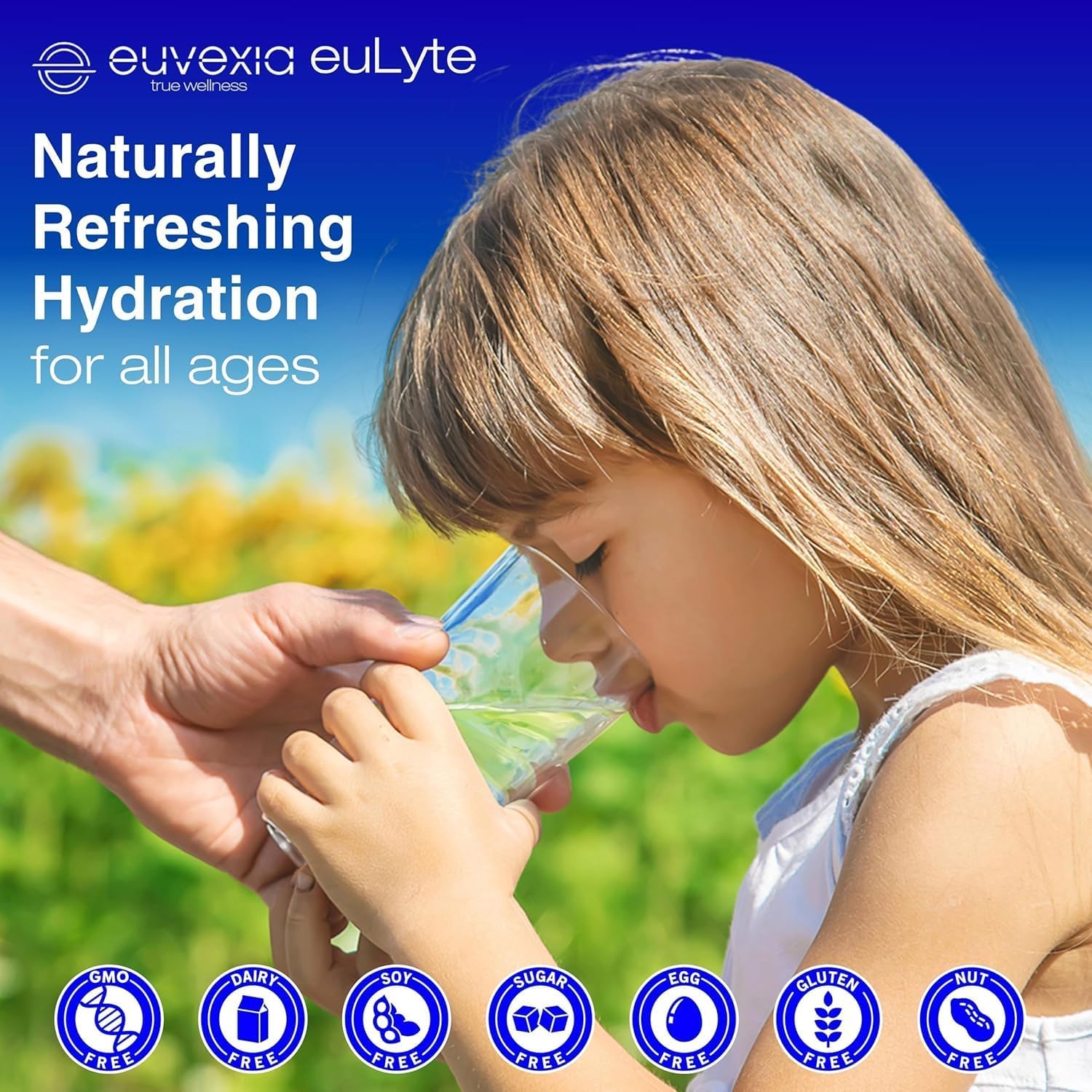Dr Ekberg euLyte Instant Hydration Electrolytes Powder Zero Sugar Carb Calorie Lemon Lime Drink Mix • 80+ Minerals Magnesium Potassium Calcium Trace Minerals