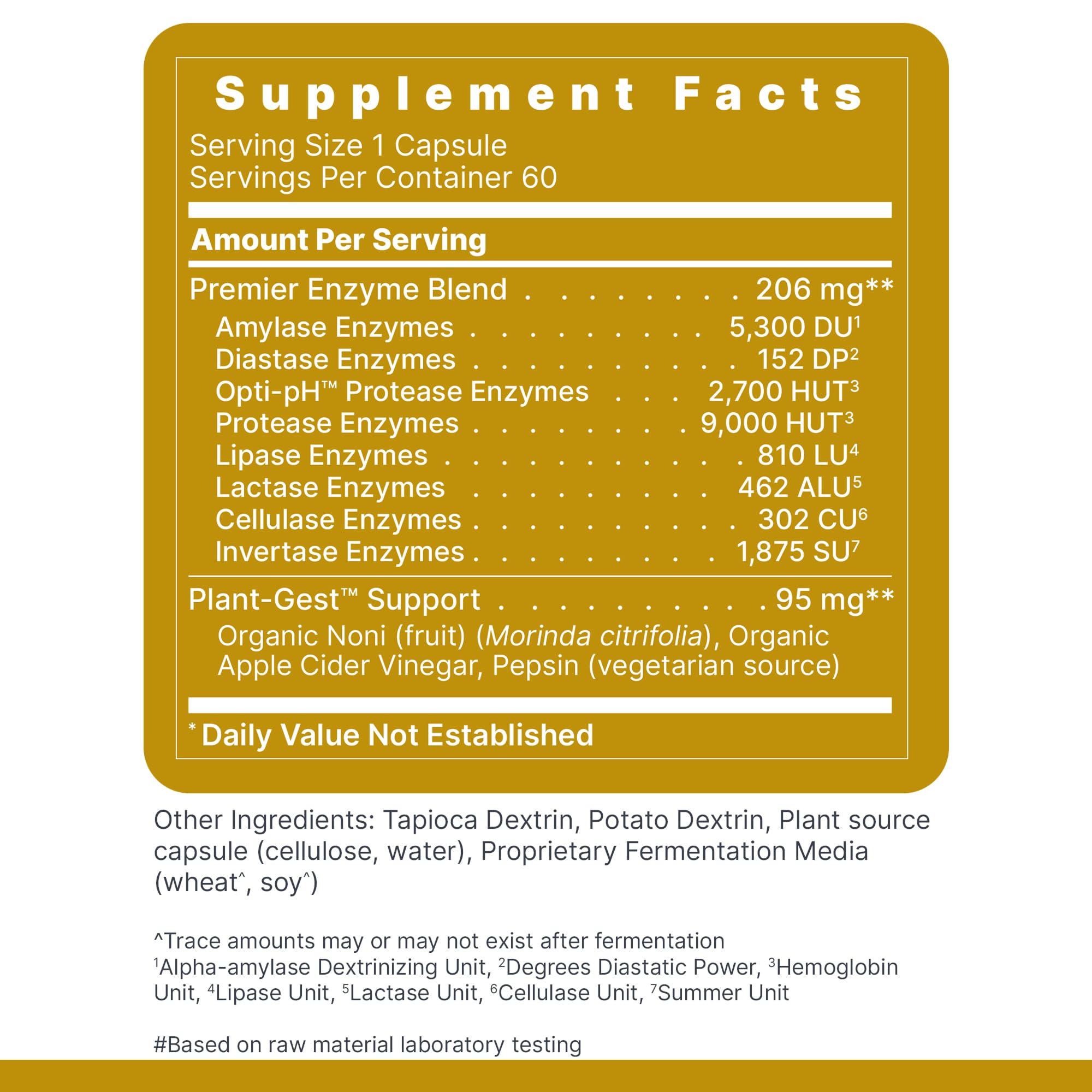 Premier Research Labs Active Digestive Enzymes with Probiotic and Prebiotics - Promotes Full-Spectrum Digestive Support - with Amylase, Protease & Lipase, 60 Plant-Sourced Capsules Premier Research LabsBuy Supplements Australia