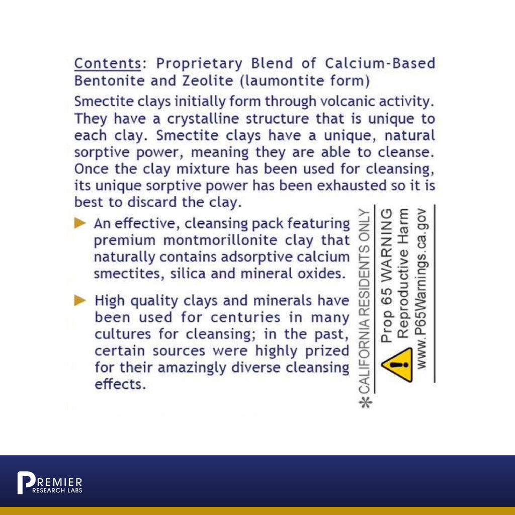Premier Research Labs Medi-Dental Pack - Detoxifying Volcanic Clay - Dental & Body Cleansing - With Calcium Smectites Silica & Mineral Oxides - 5 oz Premier Research LabsBuy Supplements Australia