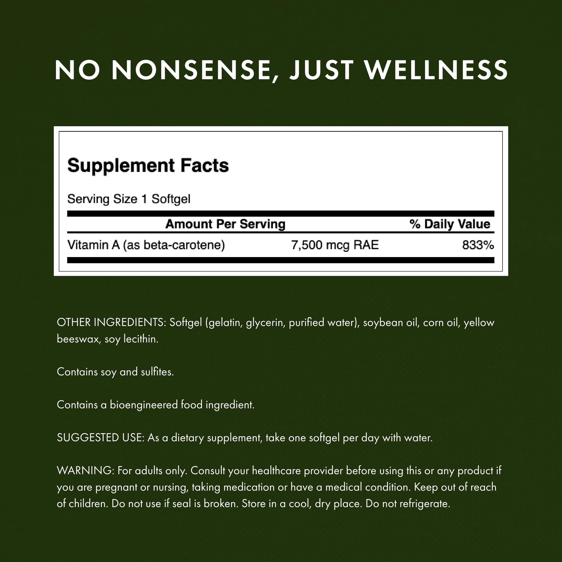 Swanson Beta-Carotene Vitamin A 25,000 IU Eye and Skin Health Supplement for Adults Seeking Vision and Immune Support - 7,500 mcg (300 Softgels) SwansonBuy Supplements Australia