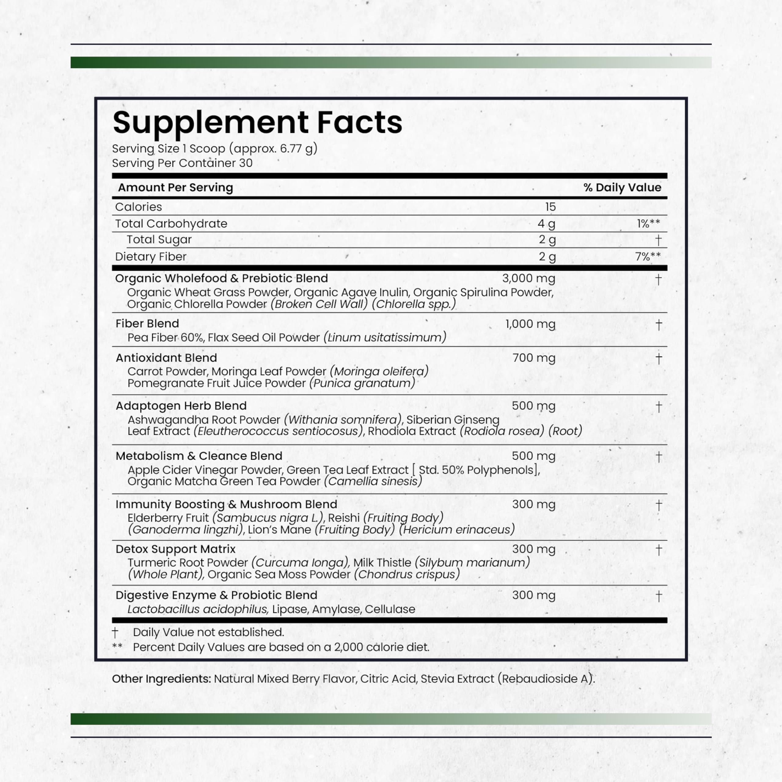 Nature's Pure Blend Super Greens Powder – Organic Greens Superfood Powder Supplements for Green Juice & Smoothie – Probiotic - Drink Mix for Energy Wellness and Digestion (Matcha Flavor, 30 Servings) Nature's Pure BlendBuy Supplements Australia