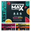 ZestLytes 40 Sticks Sport Hydration Sugar Free Electrolyte Packets, High Sodium Low Calorie Electrolyte Powder Drink Mix, Liquid Daily IV Flavors