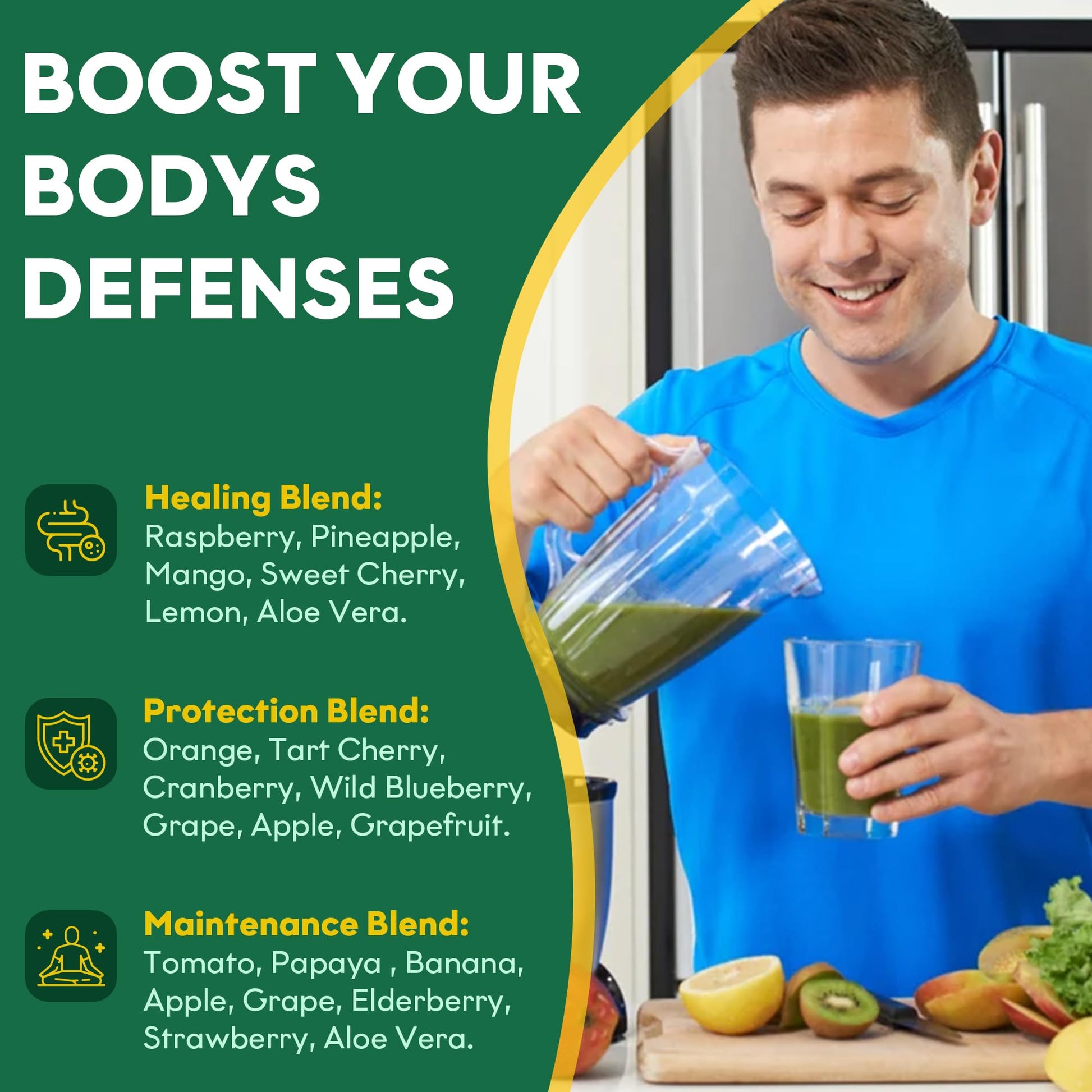 Fruits and Veggies Supplement (60 Day Supply) Powerfull Blend of 39 Whole Fruits and Veggies, Fills Nutritional Gaps, Get Energy, Well-being. USA Made Non-GMO/Vegan/Gluten Free. Packaging May Vary ROOTIE buy supplements Au