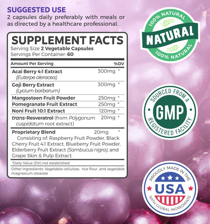 Super Greens & Antioxidants (2-Month Supply) Antioxidant Power Greens Bundle of Organic Super Greens Powder - Complete Superfood (120 Capsules) & Super Antioxidants - Powerful Superfood (120 Capsules) Healths Harmony buy supplements Au