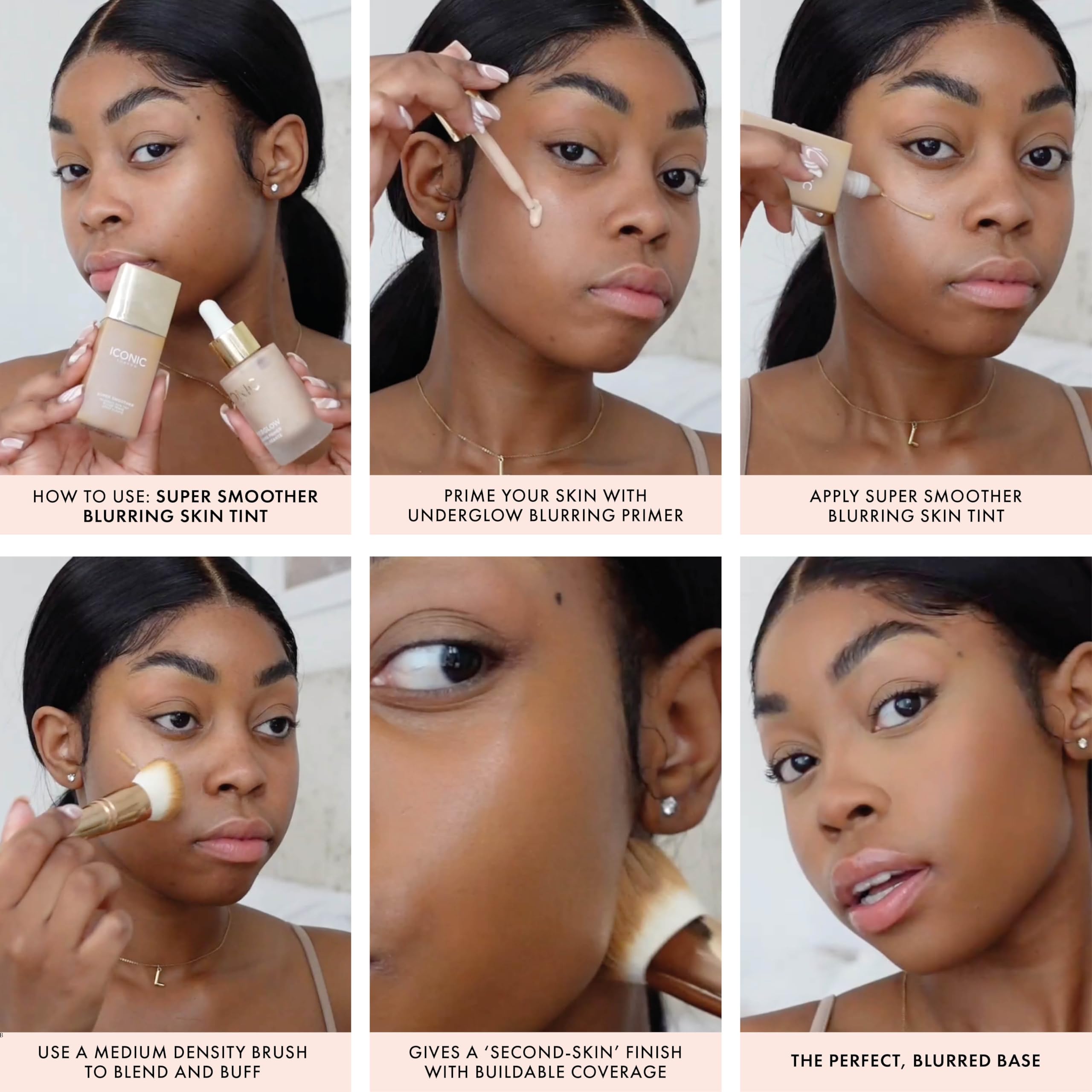 ICONIC LONDON Super Smoother Blurring Skin Tint | Light to Medium Coverage, Hydrating, Ultra-Lightweight Tinted Moisturizer, Cruelty-Free, Vegan Makeup (Golden Medium) 1.01 Fl oz ICONIC LONDON buy supplements Au