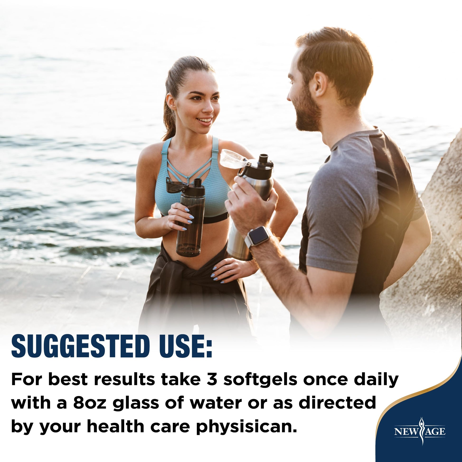 Triple Strength Omega 3 Fish Oil 3750 mg - EPA & DHA - Over 3000mg Omega-3 Fatty Acids - 1350mg EPA + 900mg DHA - Best Essential Fatty Acids, Burpless Fish Oil - 180 Count NEW AGE buy supplements Au