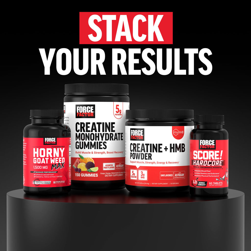 Force Factor Nitric Oxide Booster, Fast-Acting Formula with L-Arginine, Boosts Nitric Oxide Levels, Maximize Muscle Pumps, Enhance Endurance