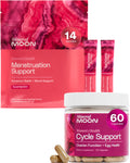 Mineral Moon Hormonal Support Bundle - Menstrual Supplement + Cycle Support - Aid Ovulation, Hormonal Balance & PMS Support - Reduce Period Cramps & Fatigue - Antioxidant Ovarian Support Vitamins Mineral Moon buy supplements Au