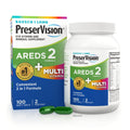 PreserVision AREDS 2 + Multivitamin, #1 Eye Doctor Recommended Brand, 2-in-1 Eye Vitamin with Lutein, Zeaxanthin, Zinc, and Vitamin C, D & E, 100 Softgels PreserVisionBuy Supplements Australia
