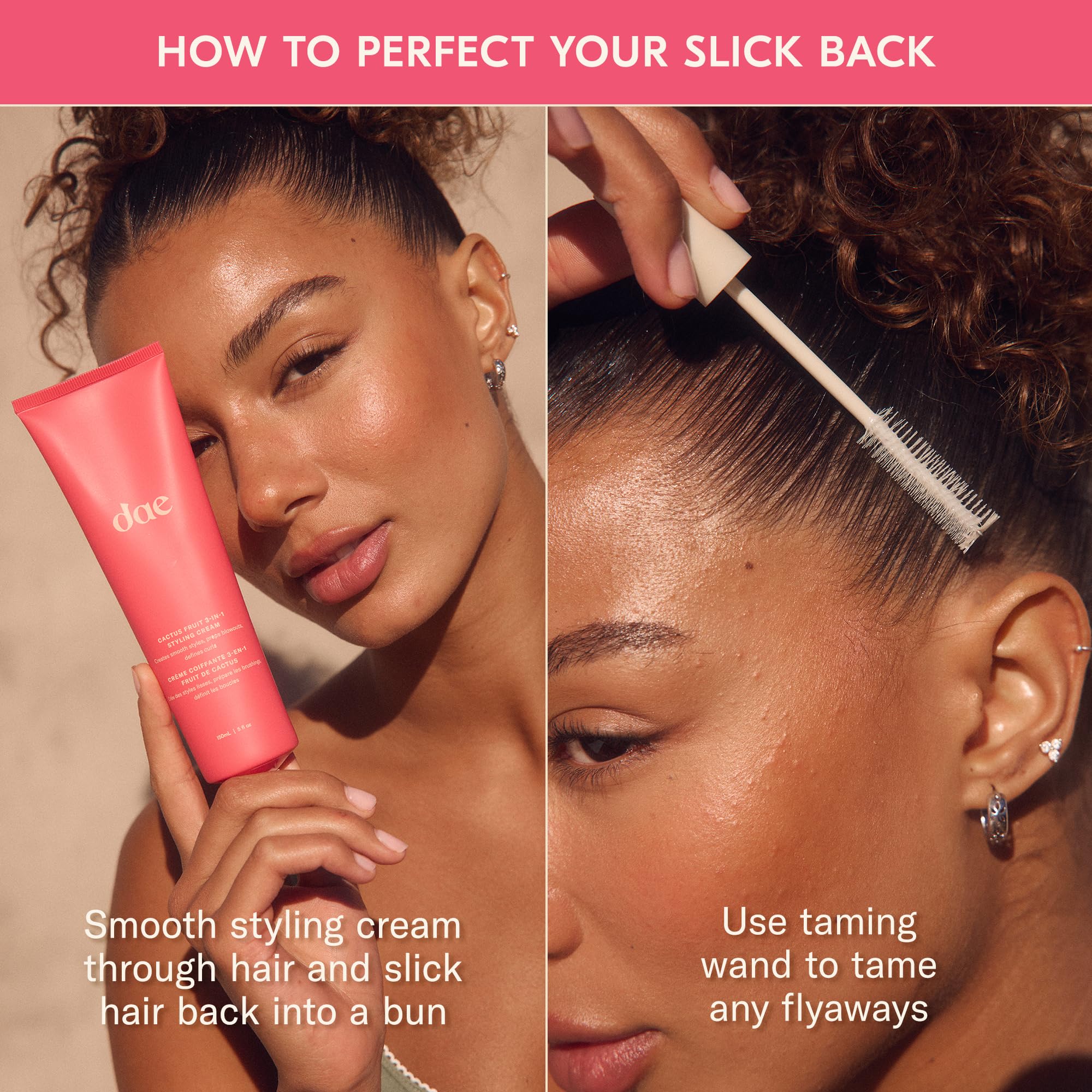 DAE Cactus Fruit 3-In-1 Styling Cream & Taming Wand - Tame Flyaways, Smooth Frizz, Style Edges (0.6 oz.) DAEBuy Supplements Australia