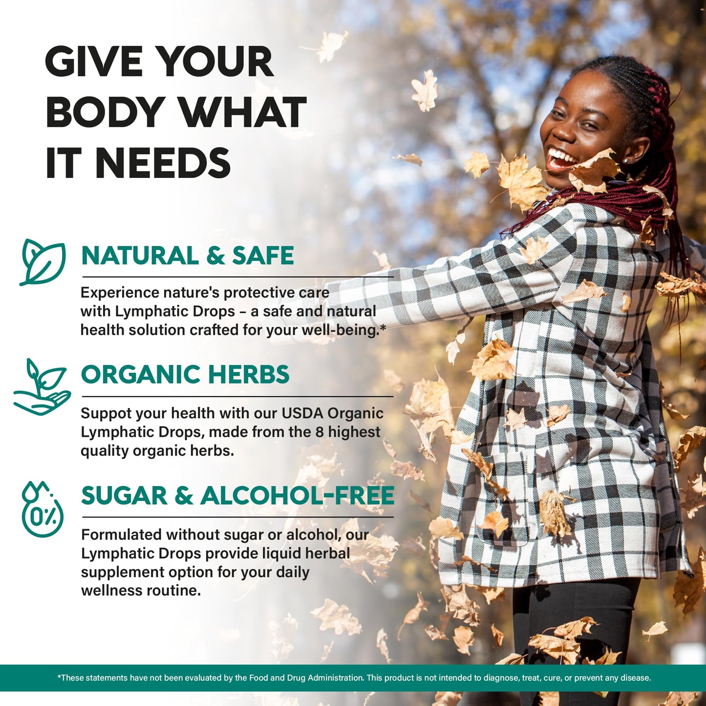 USDA Organic Lymphatic Drainage Supplement - Echinacea | Elderberry | Dandelion | Rosehip | Cleavers | Calendula | Burdock - Made in USA - Lymph System Drops - Immune Support, Cleanse & Detox, 2 fl oz NUTRAHARMONY buy supplements Au
