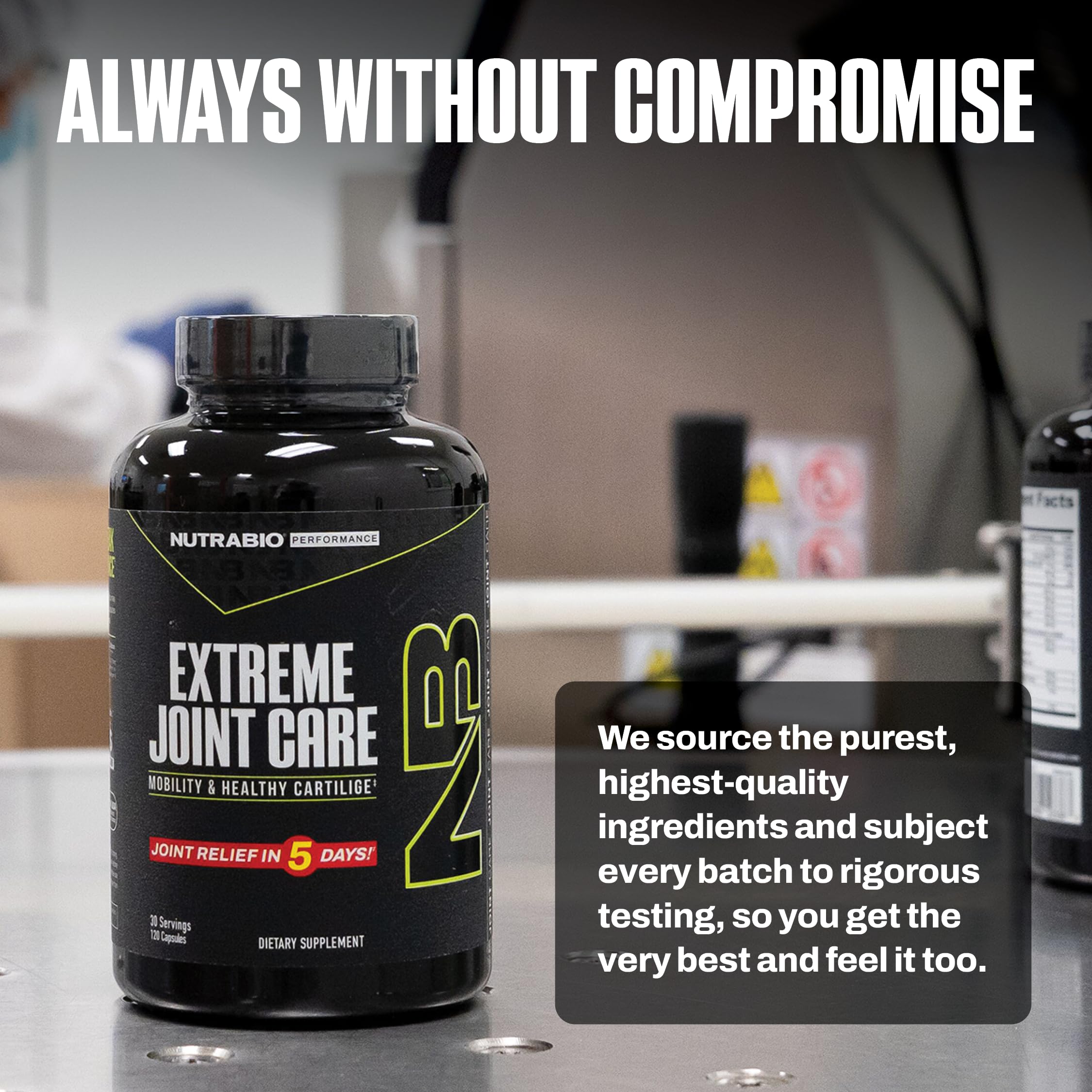 NutraBio Extreme Joint Care - Joint Support Supplement - Joint Health Supplement, Supports Joints, Mobility, and Cartilage - 120 Capsules NutraBioBuy Supplements Australia
