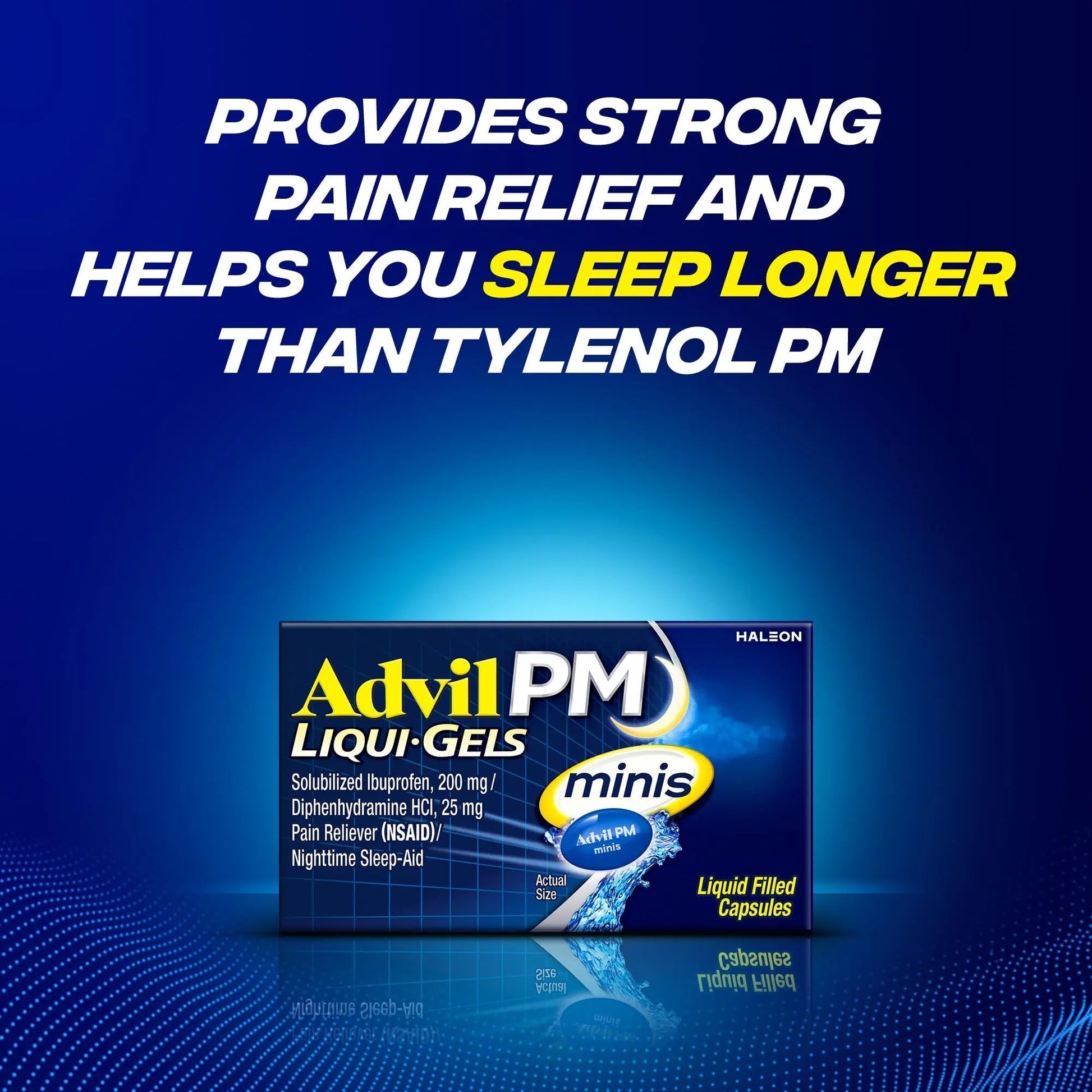 Advil PM Liqui-Gels Minis, 80 Liquid Filled Capsules AdvilBuy Supplements Australia