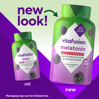 Vitafusion Extra Strength Melatonin Gummy Vitamins, 5mg, 120 ct Gummies