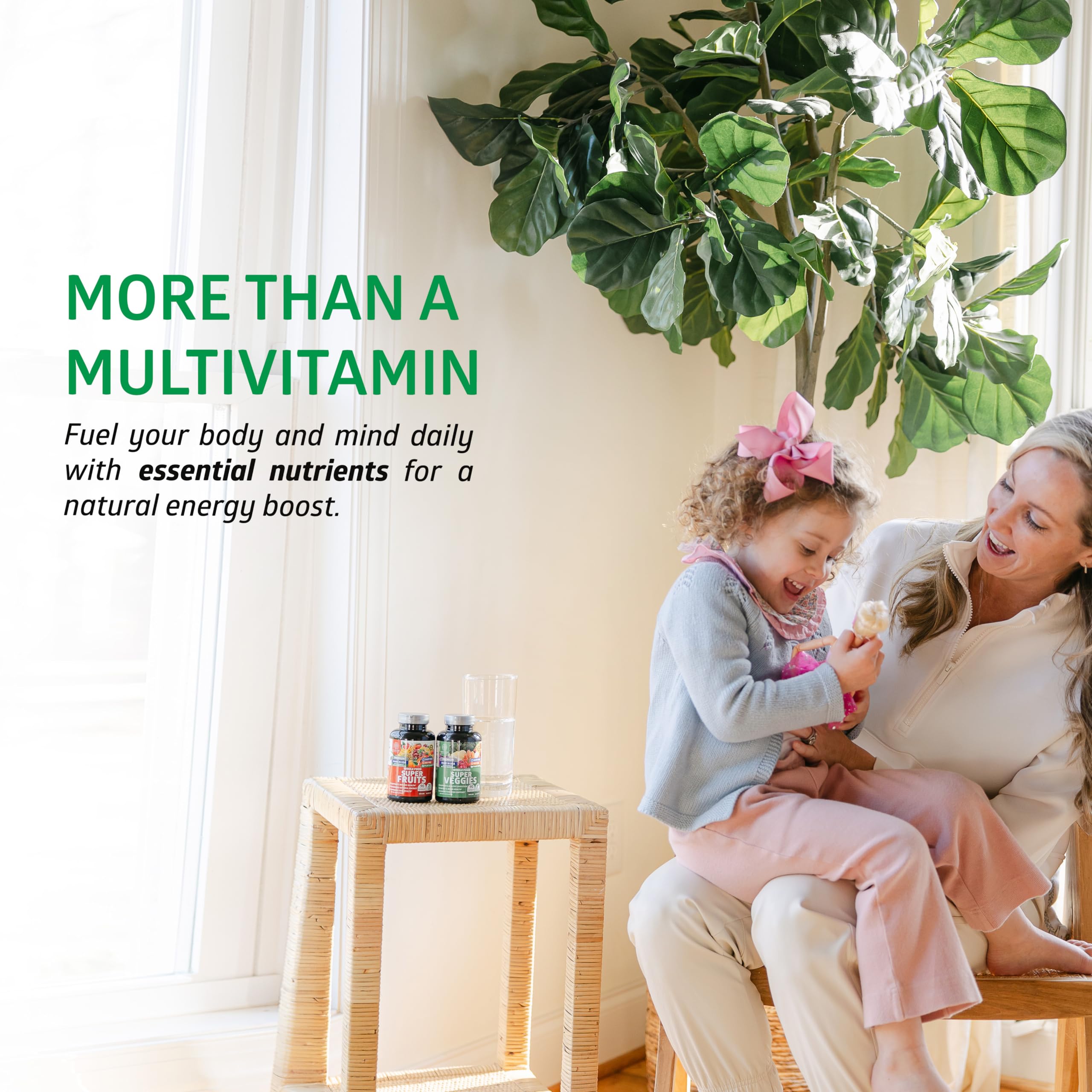 4-Pack N1N Premium Super Fruits & Veggies Supplement, 360 Caps, Whole Food & Natural Superfood for Women, Men & Kids - Packed with Aloe Vera, Vitamins & Minerals, Better Than Multivitamins,100% Vegan Number One NutritionBuy Supplements Australia