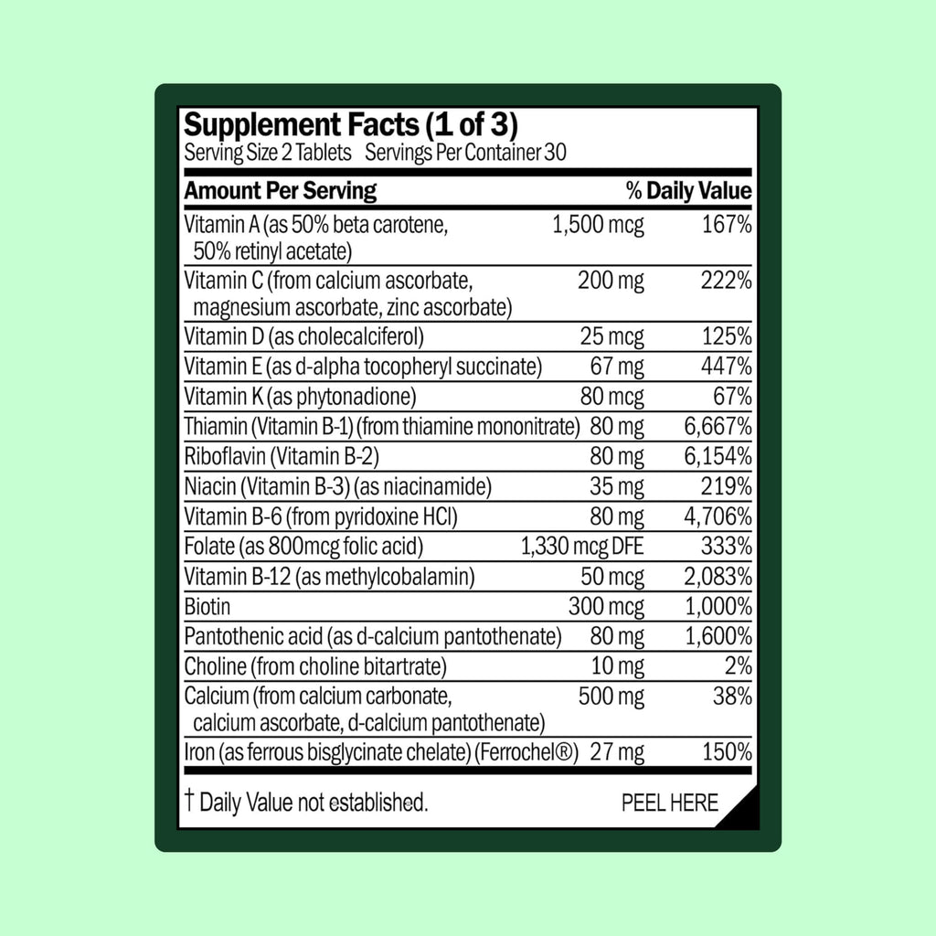 WellWithAll Women’s Multivitamin | Daily Supplement with Essential Vitamins, Minerals & Iron | Supports Immunity, Heart Health, Bone Health, Energy & Mood | Major Allergen - Free | 60 Tablets WellWithAllBuy Supplements Australia