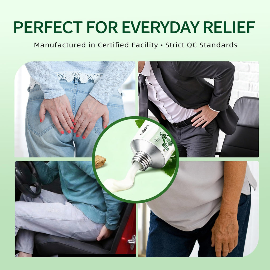 Reejoys Hemorrhoid Cream: Advanced Herbal Hemorrhoids Treatment Cream for Itching and Burning, Shrink & Soothe Hemorrhoids - 1.8 Oz ReejoysBuy Supplements Australia