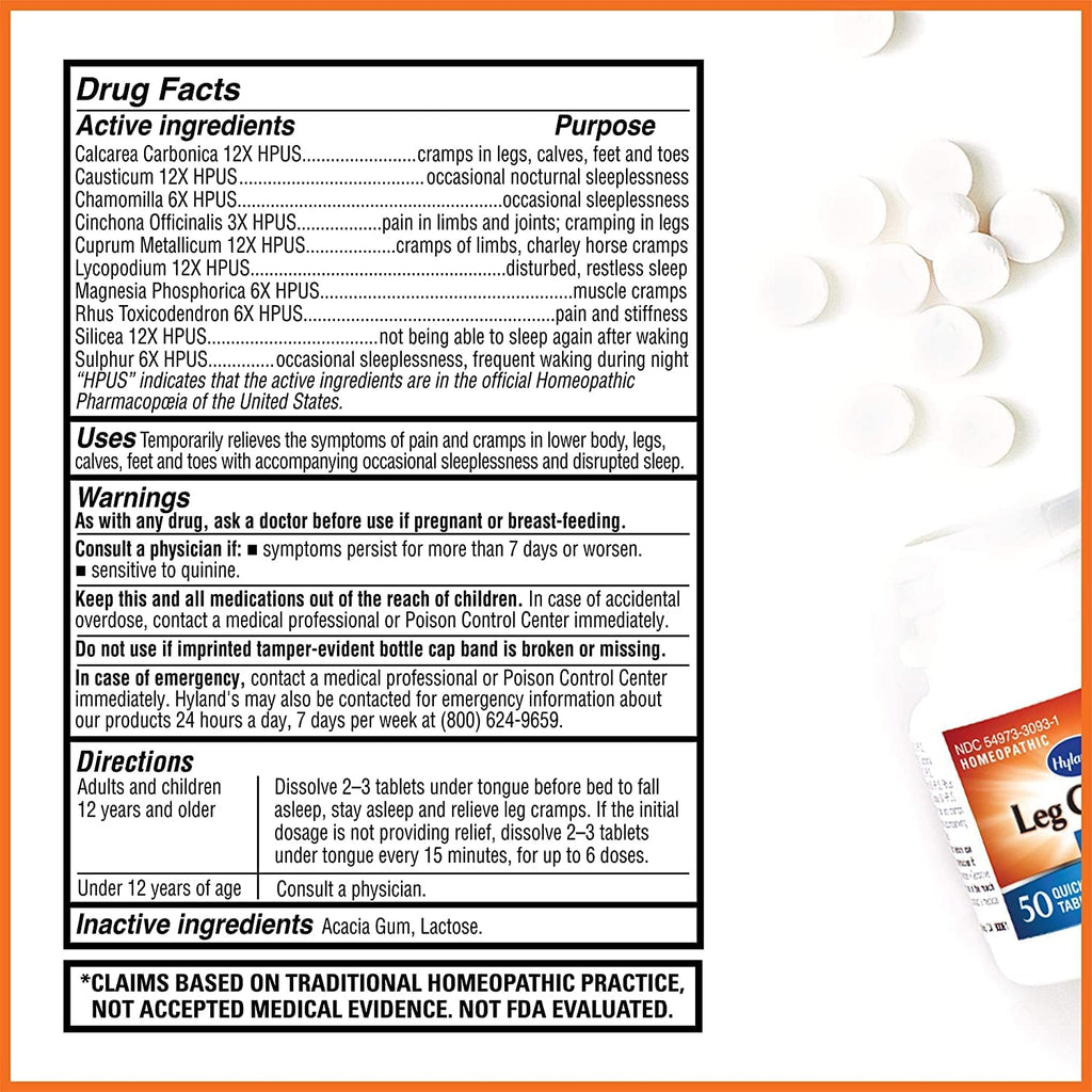 Hyland's Leg Cramps Tablets Hyland'sBuy Supplements Australia