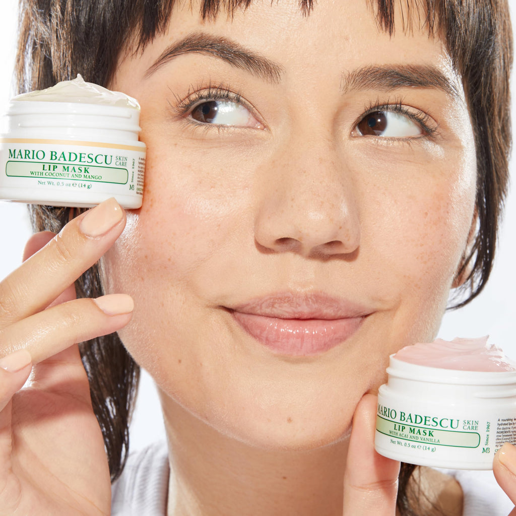 Mario Badescu Lip Mask with Coconut and Mango for All Skin Types, Overnight Lip Treatment Enriched With Skin Softening Coconut Oil, Sunflower Seed Oil and Hydrating Shea Butter, 0.5 Ounces Mario BadescuBuy Supplements Australia