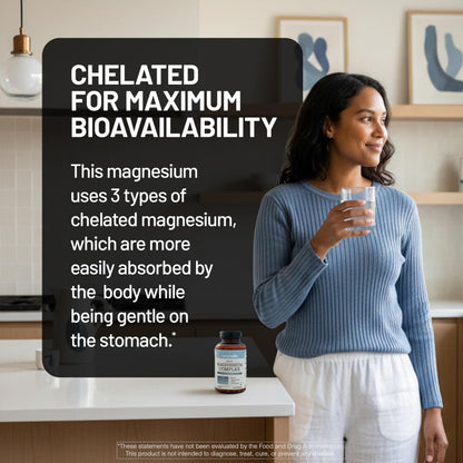 NatureWise Triple Magnesium Complex - High Absorption Magnesium Glycinate + Malate + Citrate for Muscle Nerve & Sleep Support - Vegan 90 Capsules NatureWise buy supplements Au