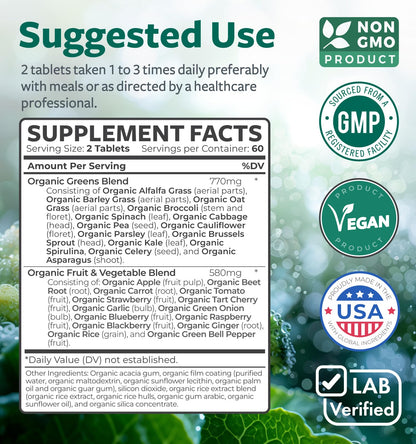 Super Greens & Antioxidants (2-Month Supply) Antioxidant Power Greens Bundle of Organic Super Greens Powder - Complete Superfood (120 Capsules) & Super Antioxidants - Powerful Superfood (120 Capsules) Healths Harmony buy supplements Au