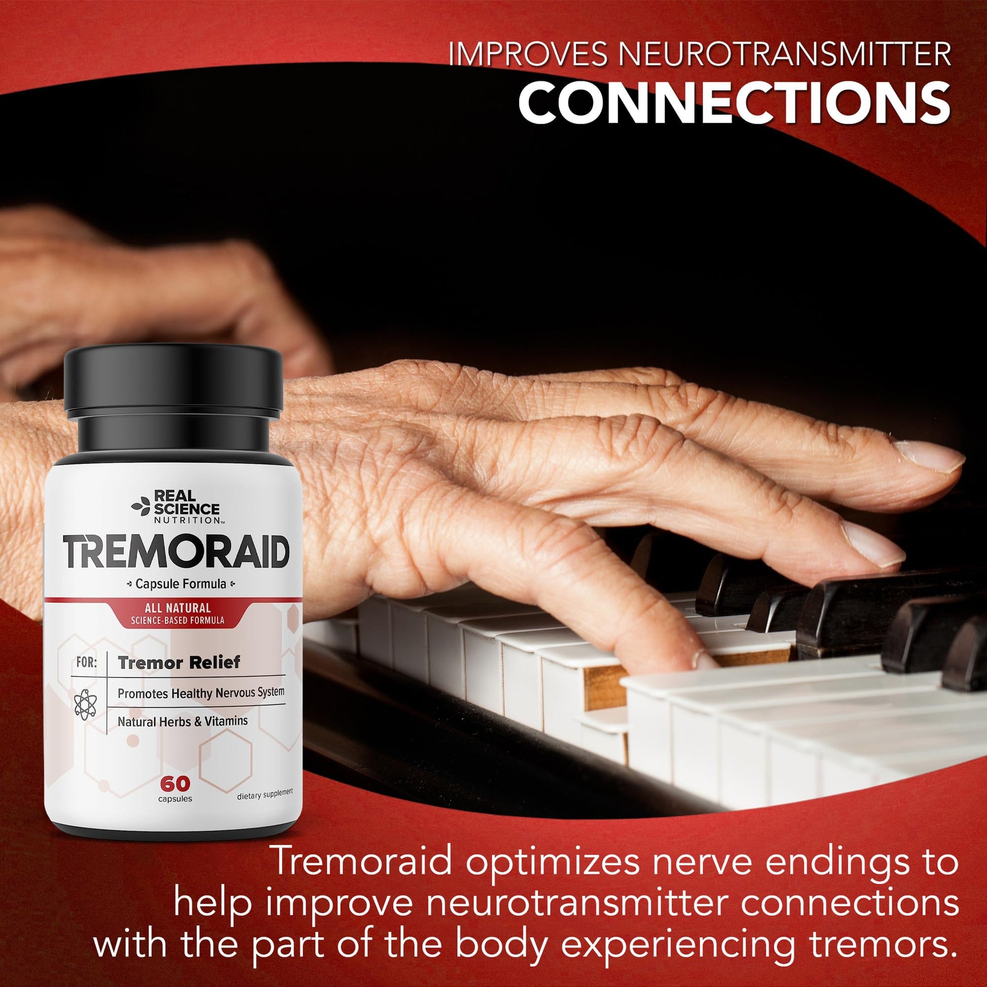 Tremoraid Essential Tremor Relief Supplements (60 Caps)* (3 Bottles) TremoraidBuy Supplements Australia