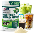 Bovine Colostrum and Hydrolyzed Collagen Peptides Powder Supplement for Women & Men - Supports Gut Health, Joint & Bone Health, Hair Skin Nails - Grass-Fed, Non-GMO, Gluten Free, 300g (30 Servings) OVIDABuy Supplements Australia