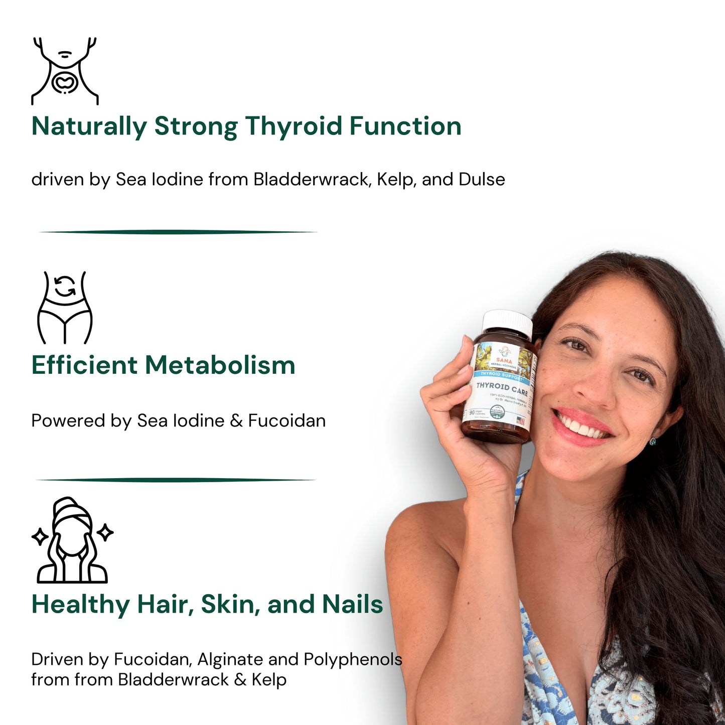 Sana Herbal Sciences Artery Plaque Removal & Sea Iodine Thyroid Support Organic Blends Sana Herbal Sciences buy supplements Au