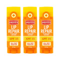 O'Keeffe's Lip Repair SPF 35 Lip Balm - Stick (3 Pack) - Sun-Safe Moisturizer for Extremely Cracked, Dry Lips O'Keeffe'sBuy Supplements Australia